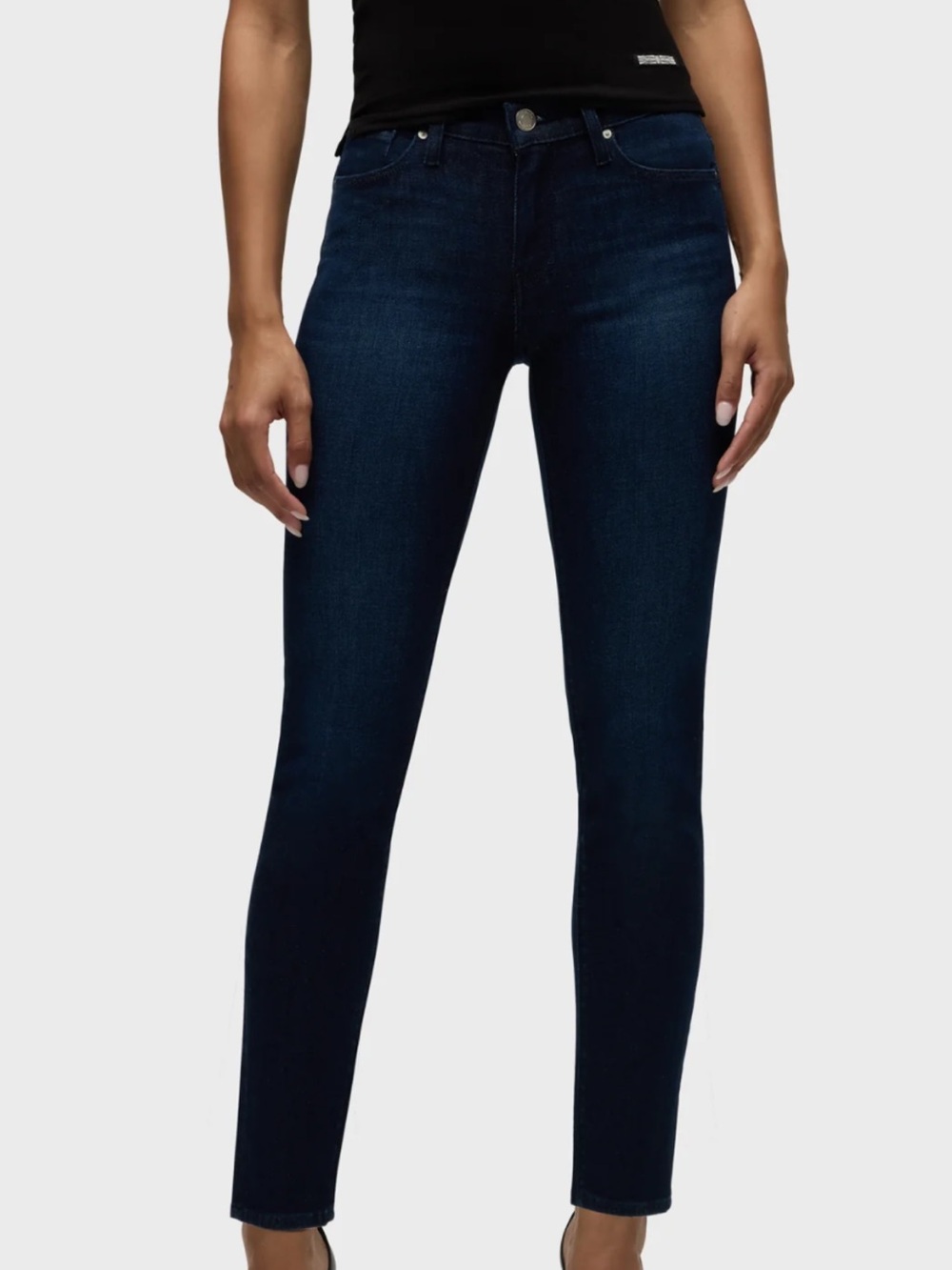 Hudson Jeans Women's Skinny Stretch Denim in Medium Blue